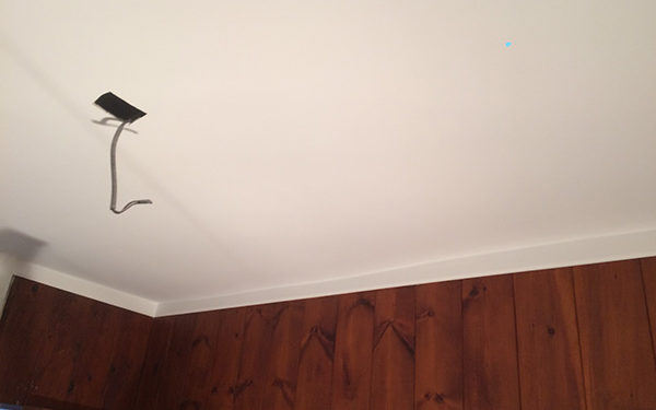 Spackling Ceiling After